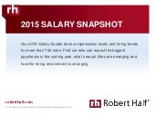 2015 Salary Snapshot