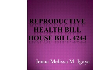Reproductive Health Bill