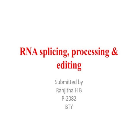 transcription activators, repressors, & control RNA splicing, procesing and e...