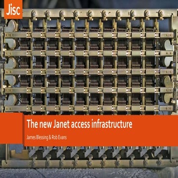 The new Janet access infrastructure