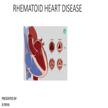 Rheumatoid heart disease