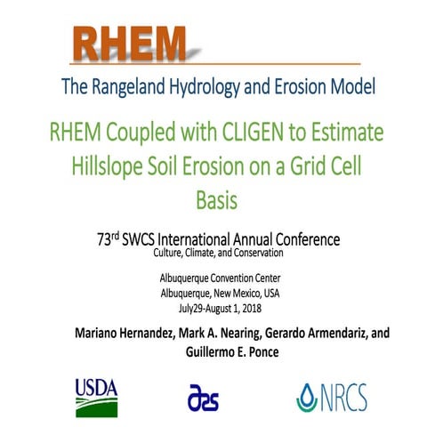 Rhem coupled with cligen