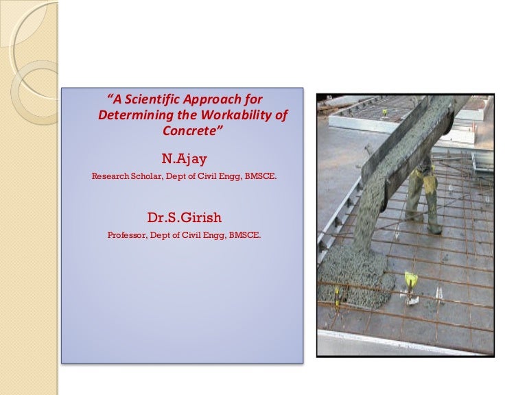 Rheology of concrete
