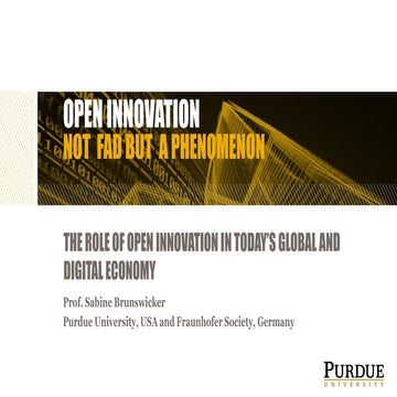 Open Innovation: Not a Fad but a Phenomenon