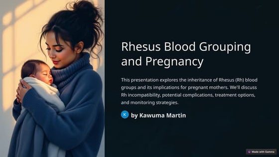 Rh Incompatibility I Hemolytic Disease of the Newborn | PPT