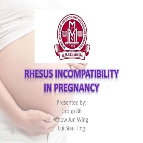 Rhesus incompatibility
