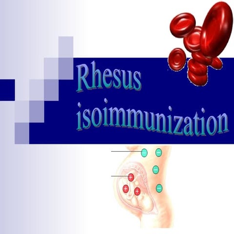 Rhesus Isoimmunisation