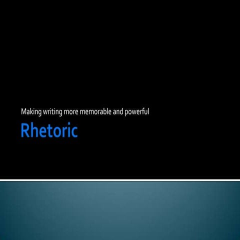 Rhetorical Devices