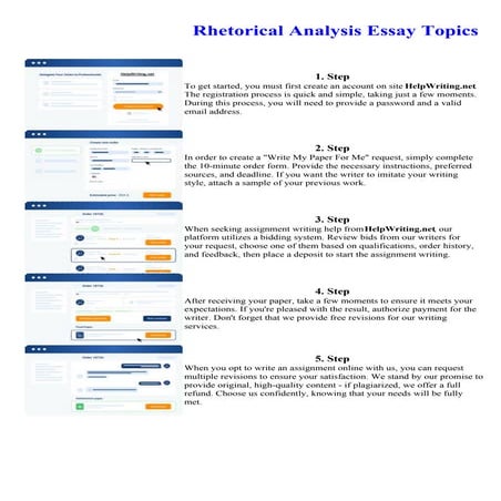 Rhetorical Analysis Essay Topics