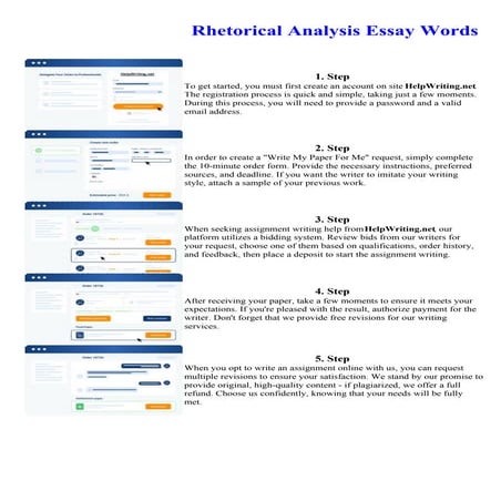 Rhetorical Analysis Essay Words