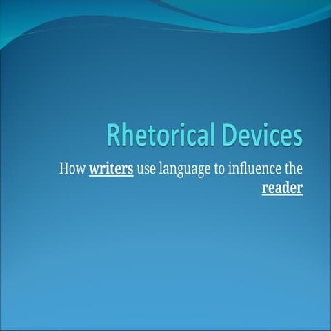 Linguistic Devices | PPT