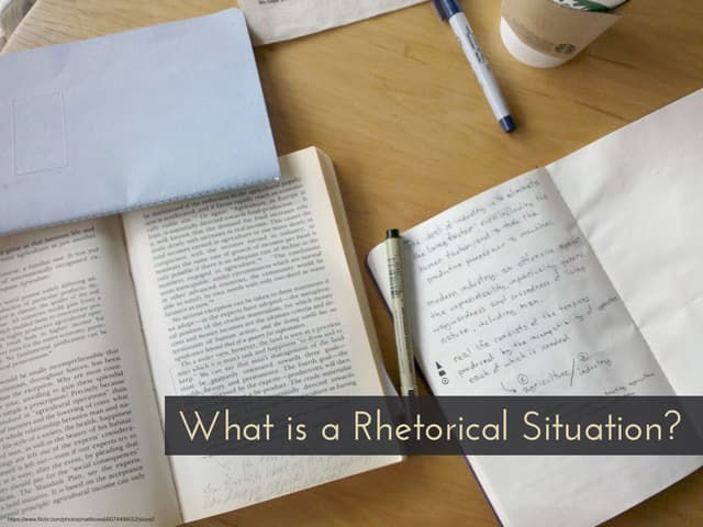 Rhetorical Situation