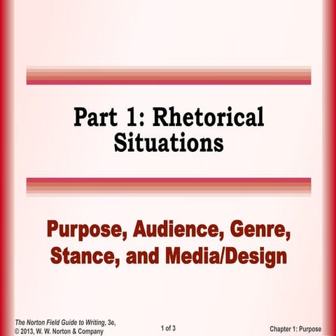 Rhetorical situations