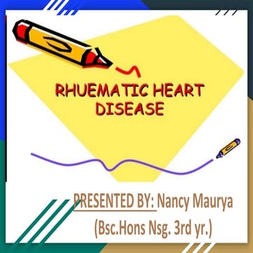 Rheumatic heart disease