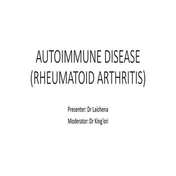 Rheumatoid arthritis pdf