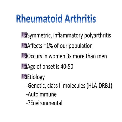 Rheumatoid arthritis ,definition,pathophysiology | PPTX