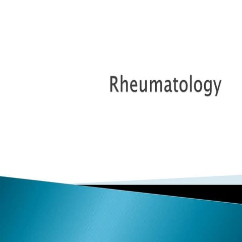 Rheumatology