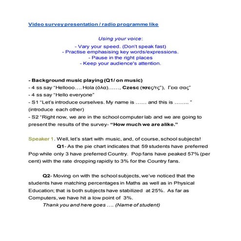 Recording the video recording  how much we are alike- etwinning 2014