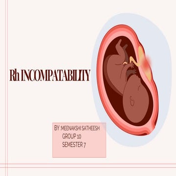 Rh incompatibility | PPTX