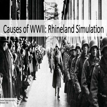 Causes of ww2 revision powerpoint | PPTX