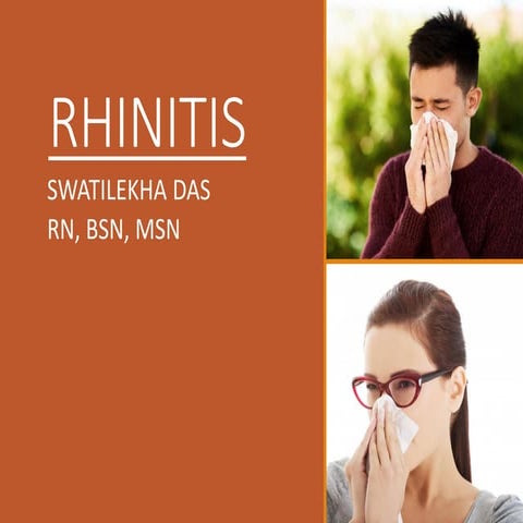 Rhinitis-Medical Surgical Nursing Topic