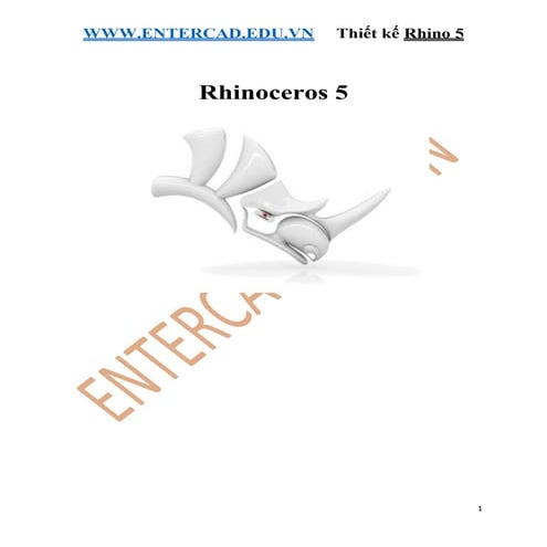 giáo trình hướng dẫn thiết kế Rhinoceros5   
