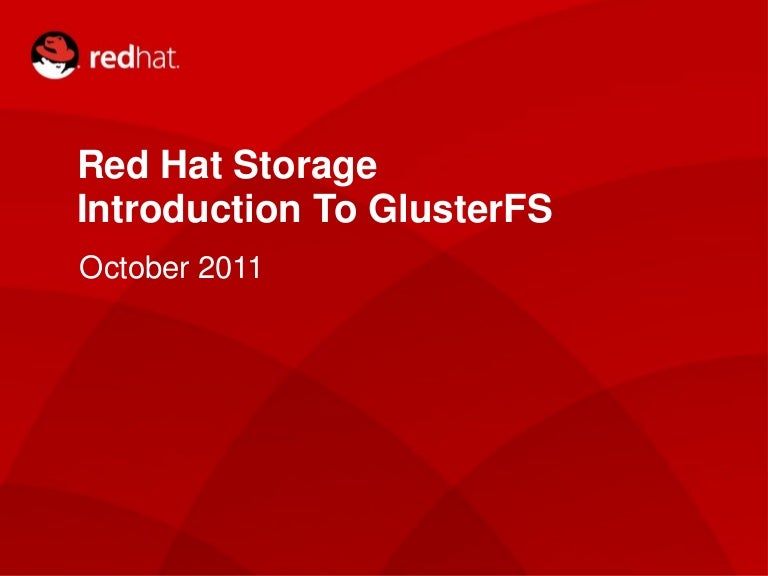 gluster storage software appliance