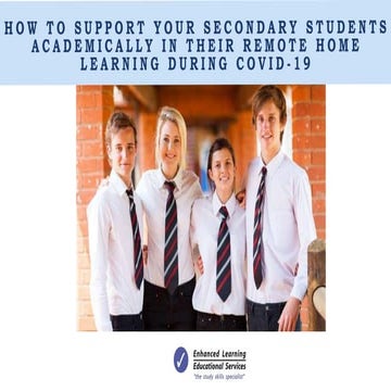 Remote Home Learning - Tips for Teachers