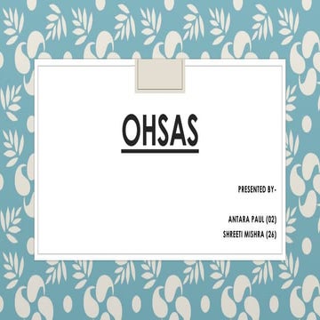 OHSAS- A complete description