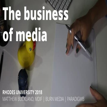 The business of media: The story of a digital agency and media entrepreneur 