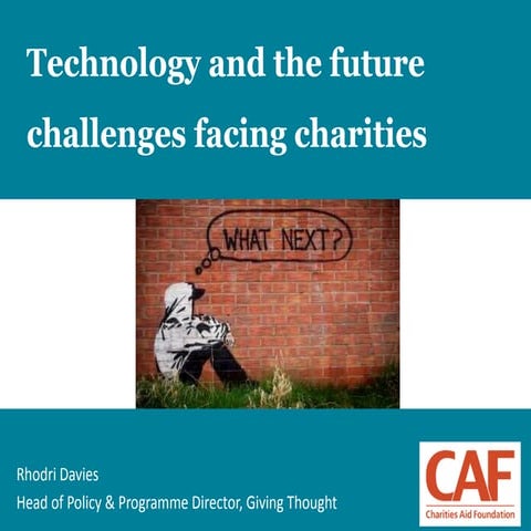 Rhodri davies  technology and future challenges facing charities