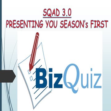 BUSINESS QUIZ #Prasanna