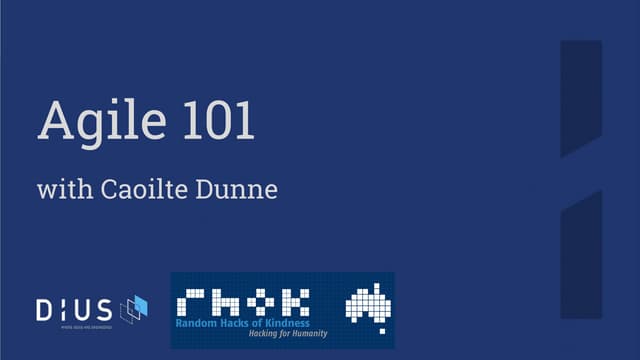 Rhok 101 for change makers - with an agile flavour