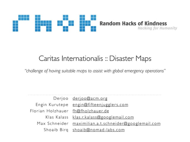 Global Random Hacks of Kindness Berlin