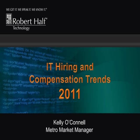 RHT IT Hiring & Compensation Trends 2011