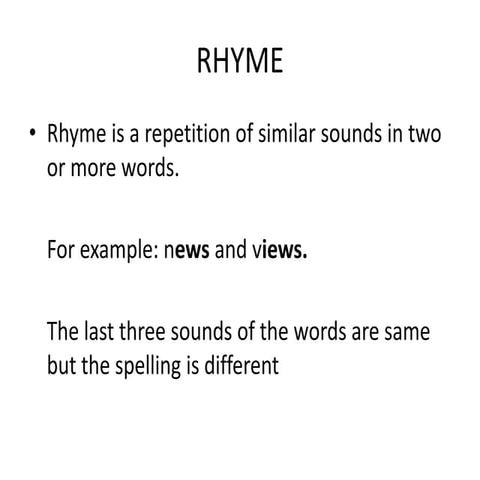 Rhyme 2012