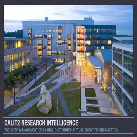 Calit2 Research Intelligence