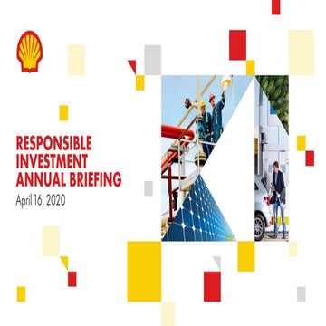 Responsible Investment Annual Briefing – April 16, 2020