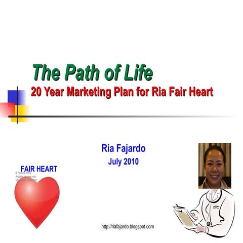RIA 20 YEAR MARKETING PLAN - NEW!