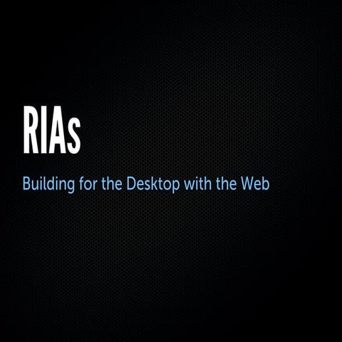 RIAs | PPT