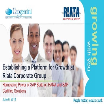 Establishing a Platform for Growth at Riata Corporate Group: Harnessing the P...