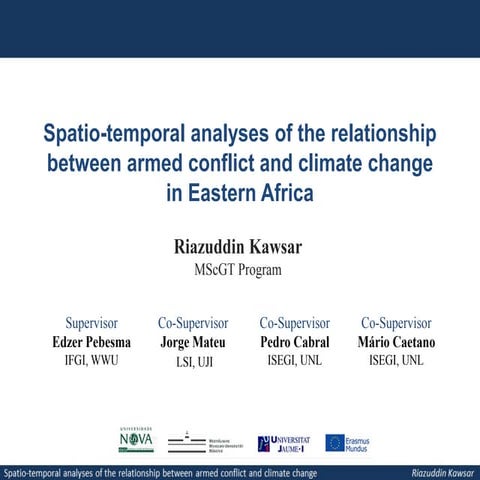 Climate Change and Armed Conflict