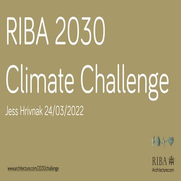 Jess Hrivnak RIBA 2030 Climate Challenge