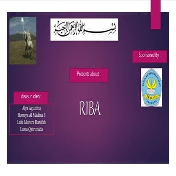 elemen haram riba dan lain dalam takaful.ppt