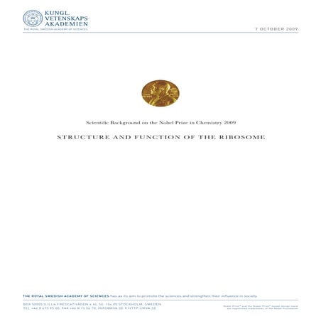 Structure and function of the ribosome
