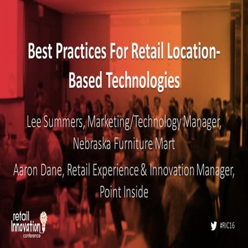 Best Practices For Retail Location-Based Technologies