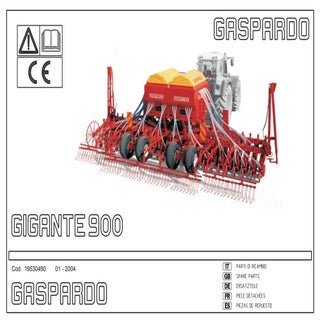 Gaspardo Ricambi gigante 900 2004 0...