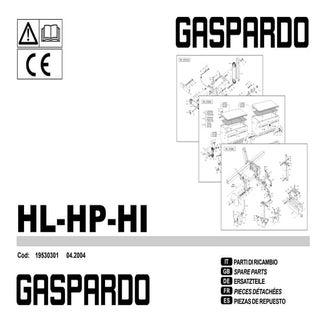 Gaspardo Ricambi hl hp-hi 2003-04 (...