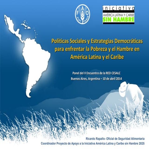 Políticas Sociales y Estrategias Democráticas para enfrentar la Pobreza y el ...