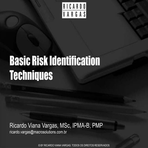 Basic Risk Identification Techniques